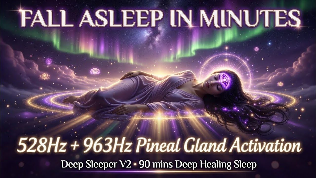 Pineal Gland Activation • 528Hz + 963Hz